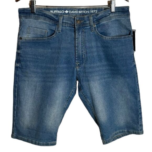 NWT Buffalo by David Bitton EvanX Jean Shorts size 34 - Picture 1 of 6